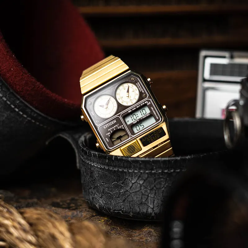 Citizen Vintage Thermometer Gold-tone Men's Watch- JG2103-72X